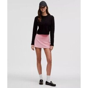 Lululemon Align High-Rise Skirt W‎ Built in Shorts, PKTD, NWT, Size 0, Pi…